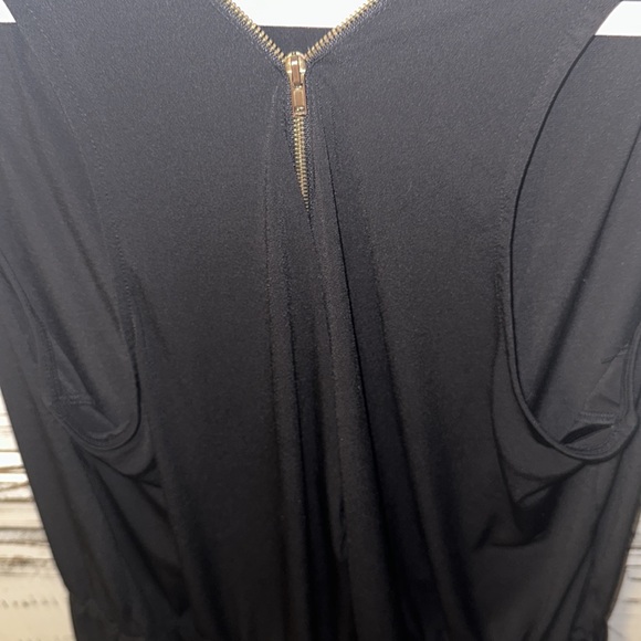 Ambiance black sleeveless romper with zipper elastic around waist size 3xl cute - Picture 6 of 6